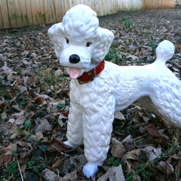 Old School Poodle Statue